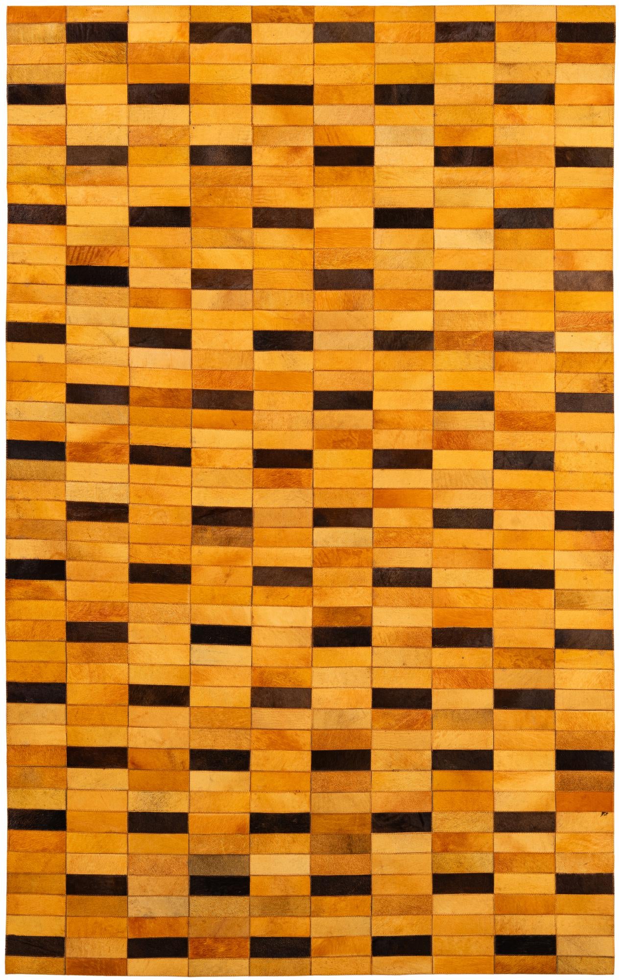 5' x 7' 11 Cowhide - Patchwork Rug