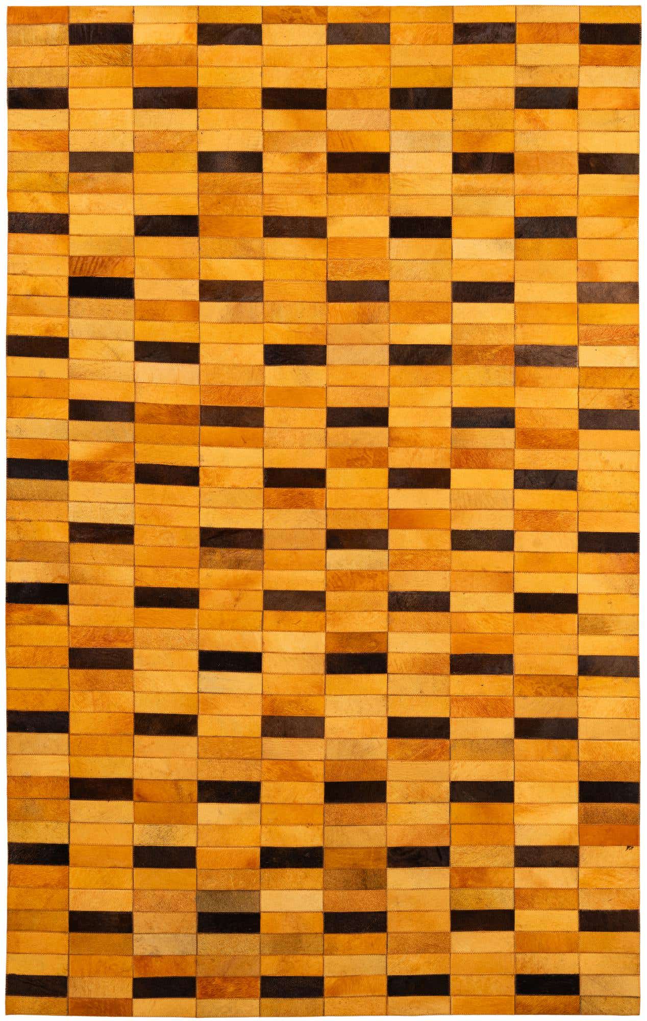 5' x 7' 11 Cowhide - Patchwork Rug