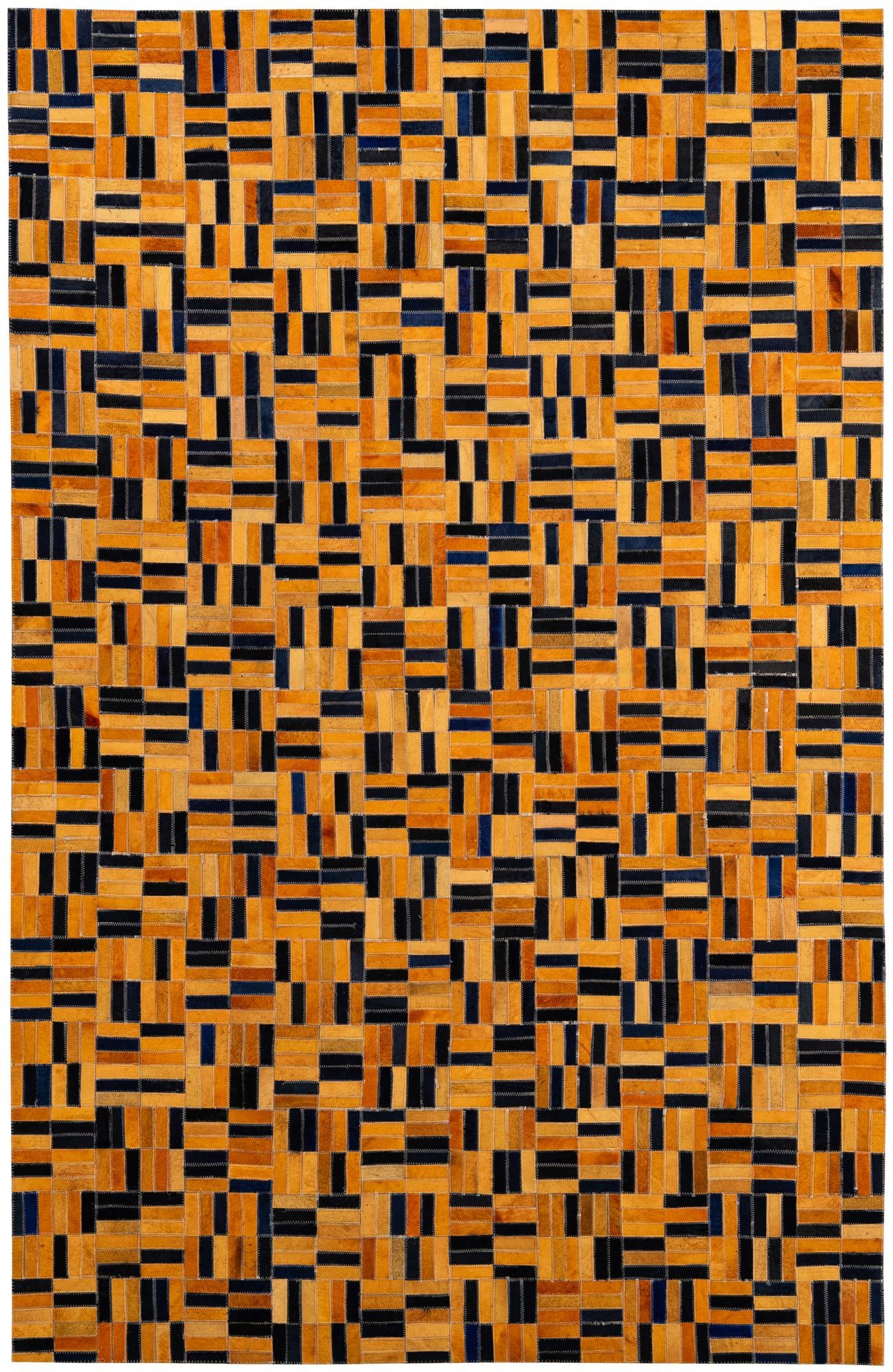 5' x 7' 11 Cowhide - Patchwork Rug
