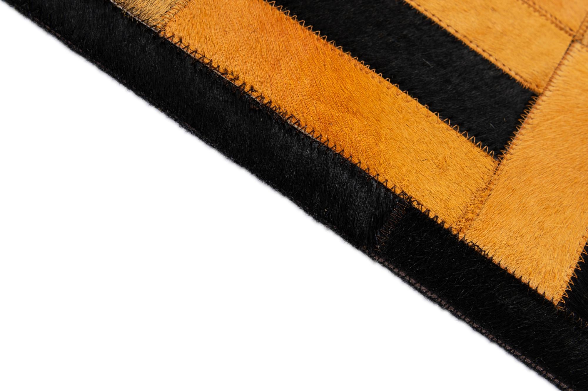 5' 2 x 8' 1 Cowhide - Patchwork Rug