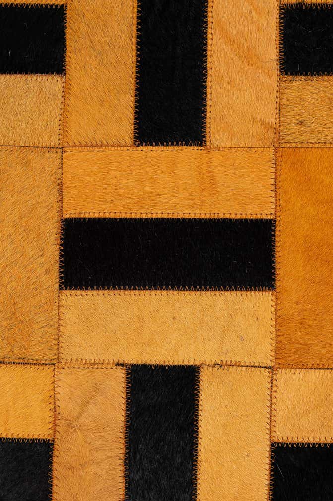 5' 2 x 8' 1 Cowhide - Patchwork Rug
