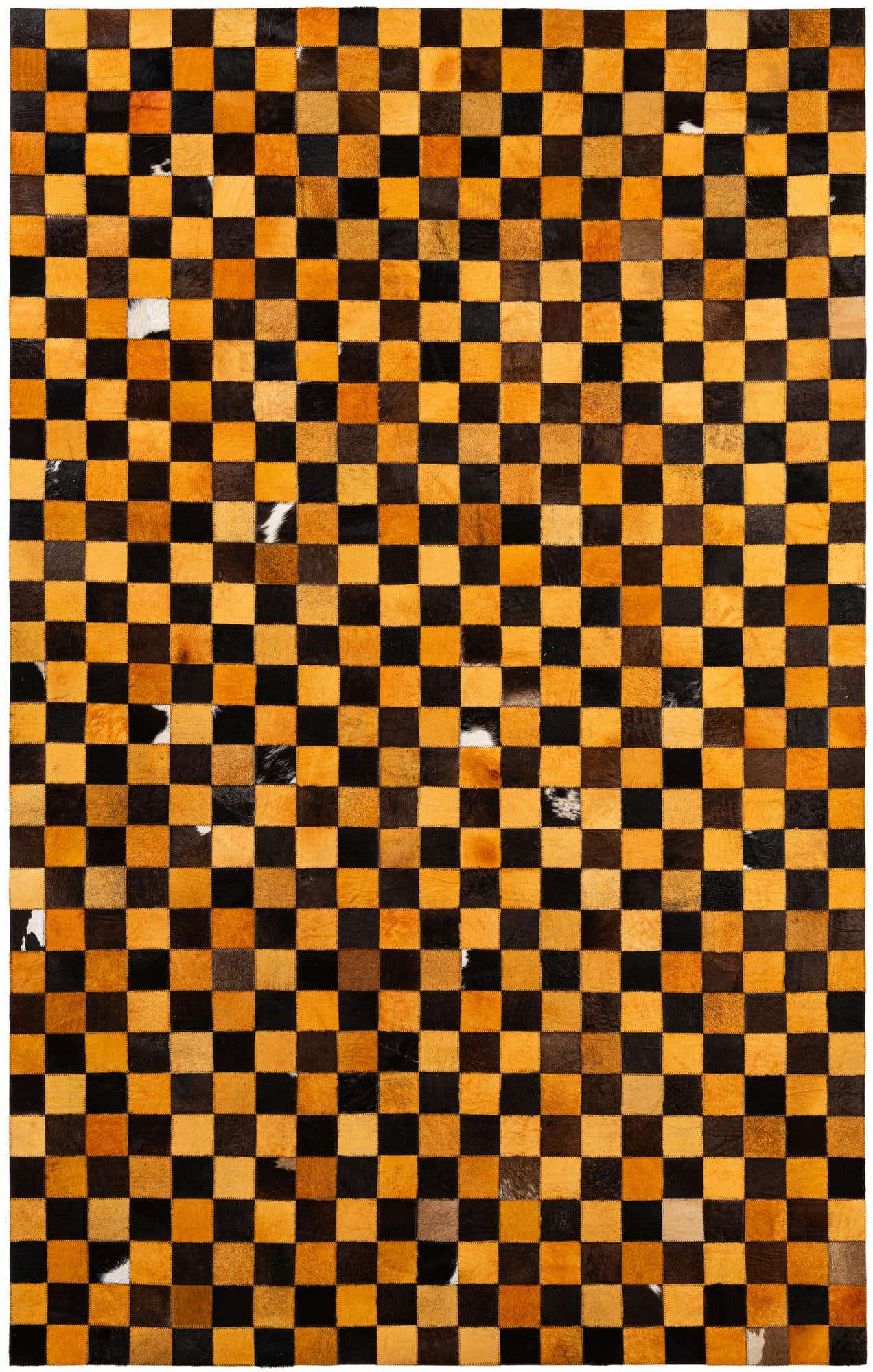 5' 2 x 8' Cowhide - Patchwork Rug