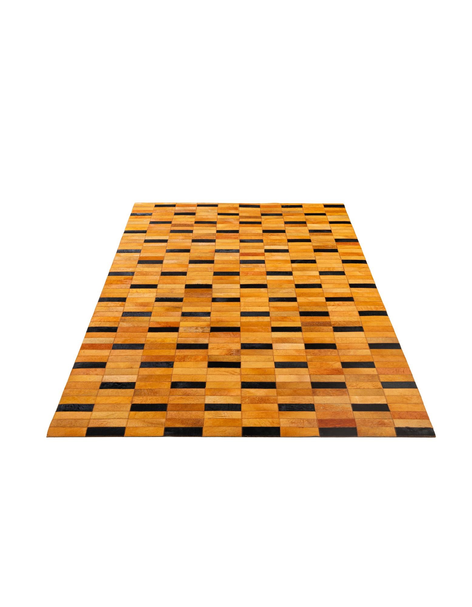5' x 8' Cowhide - Patchwork Rug
