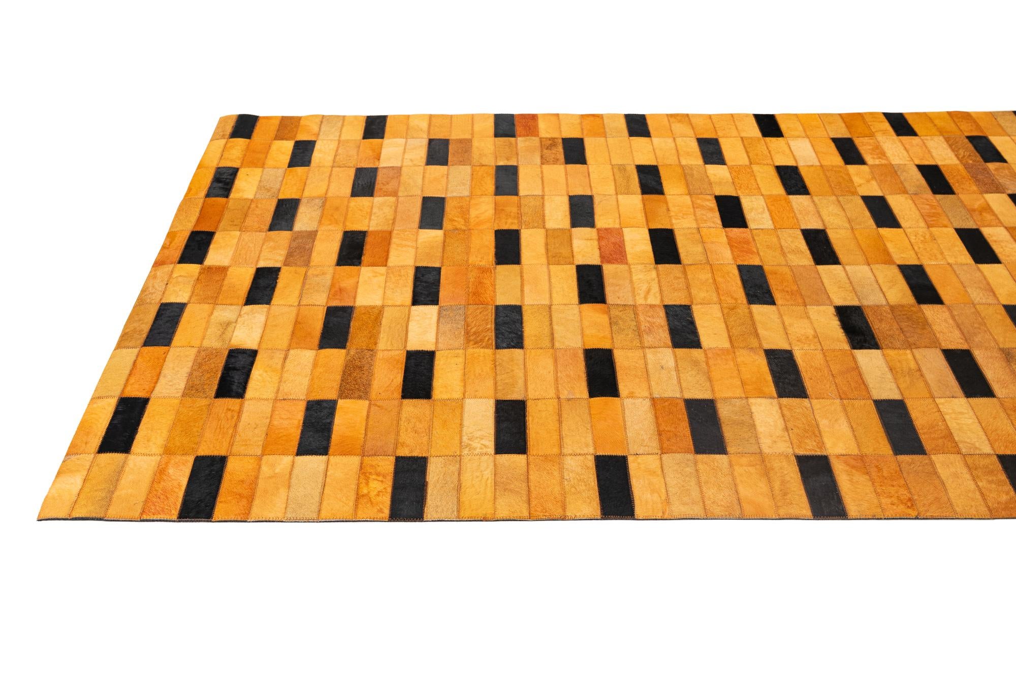 5' x 8' Cowhide - Patchwork Rug