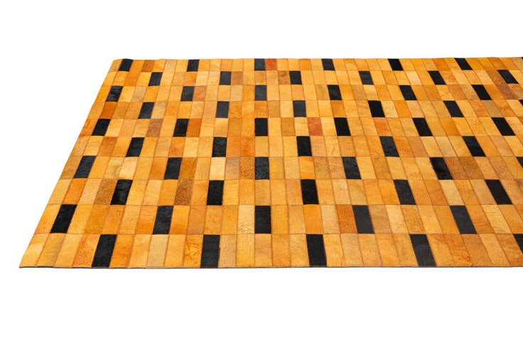 Detail image of 5' x 8' Cowhide - Patchwork Rug