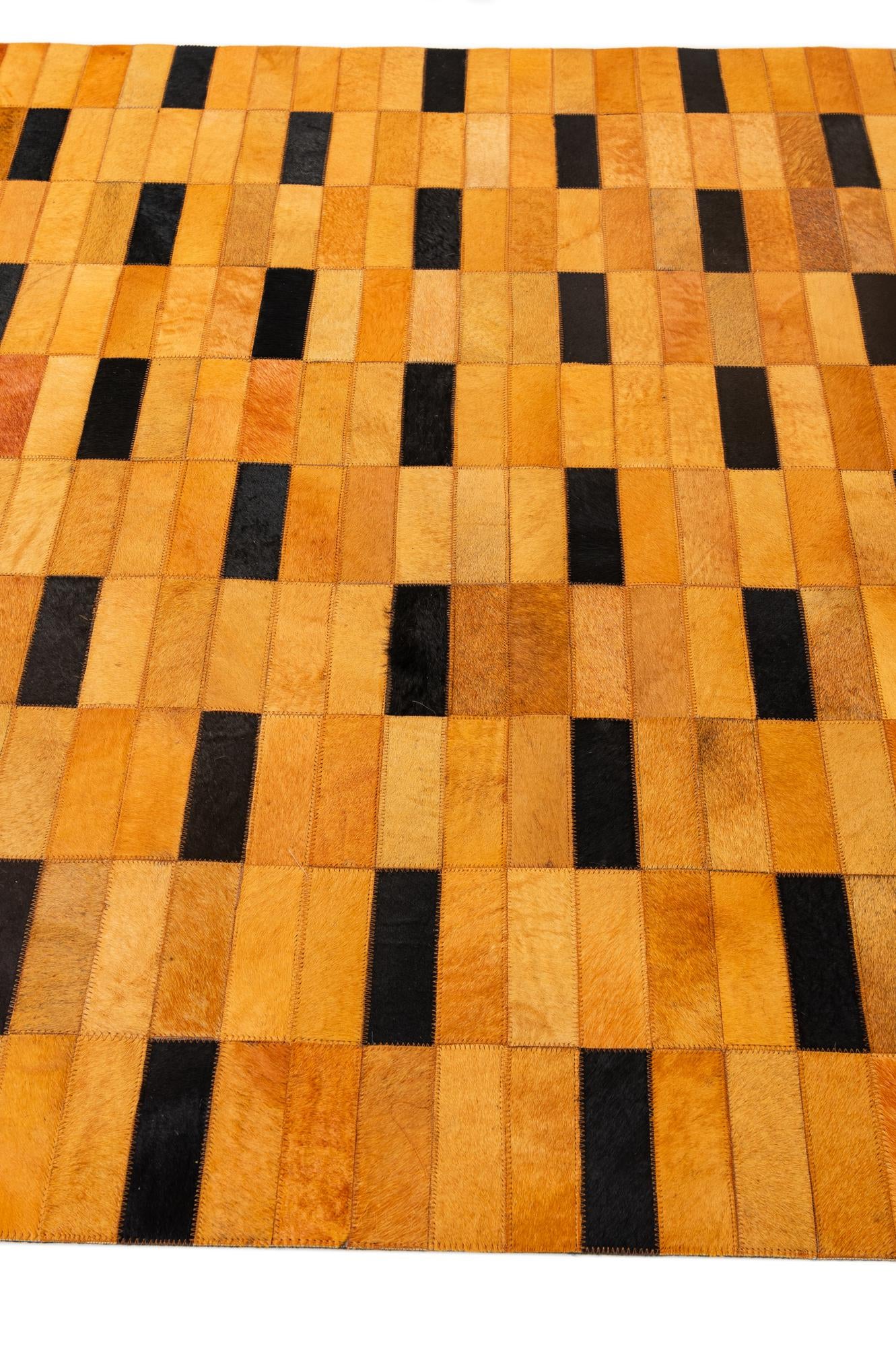 5' x 8' Cowhide - Patchwork Rug