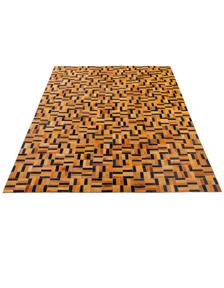 Detail image of 5' x 8' Cowhide - Patchwork Rug