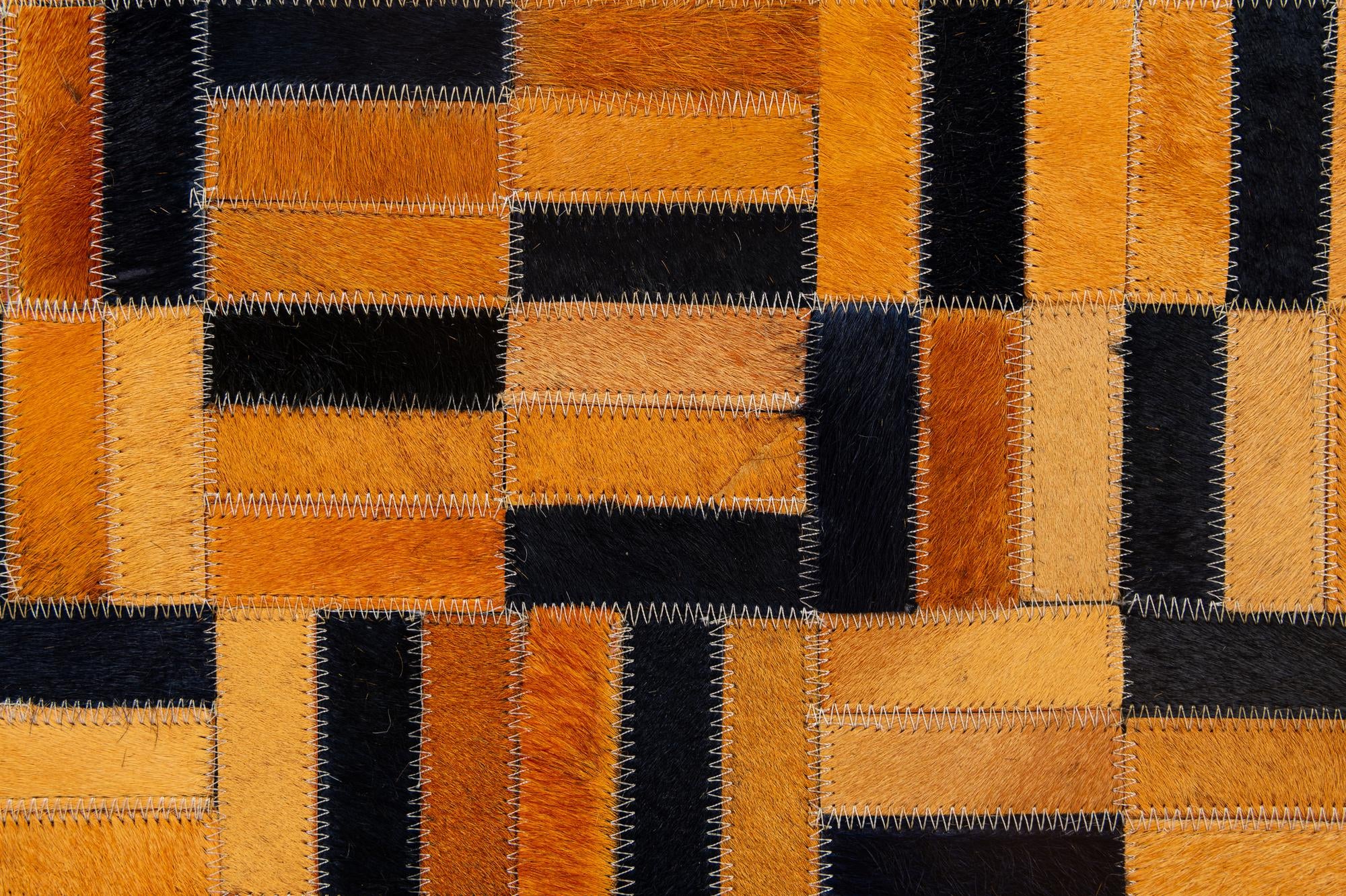 5' x 8' Cowhide - Patchwork Rug