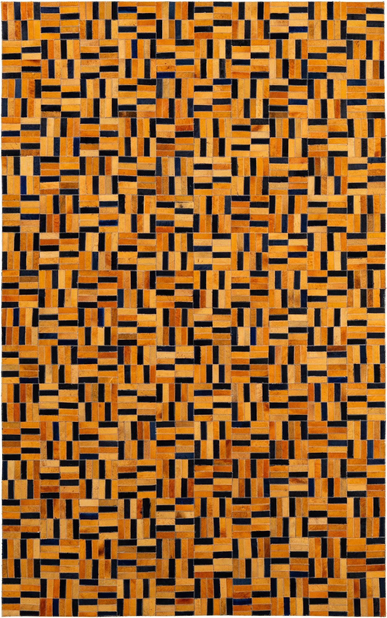 5' x 8' Cowhide - Patchwork Rug