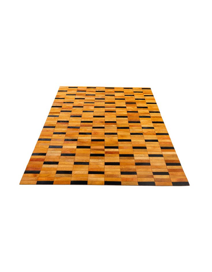 Detail image of 5' x 7' 11 Cowhide - Patchwork Rug