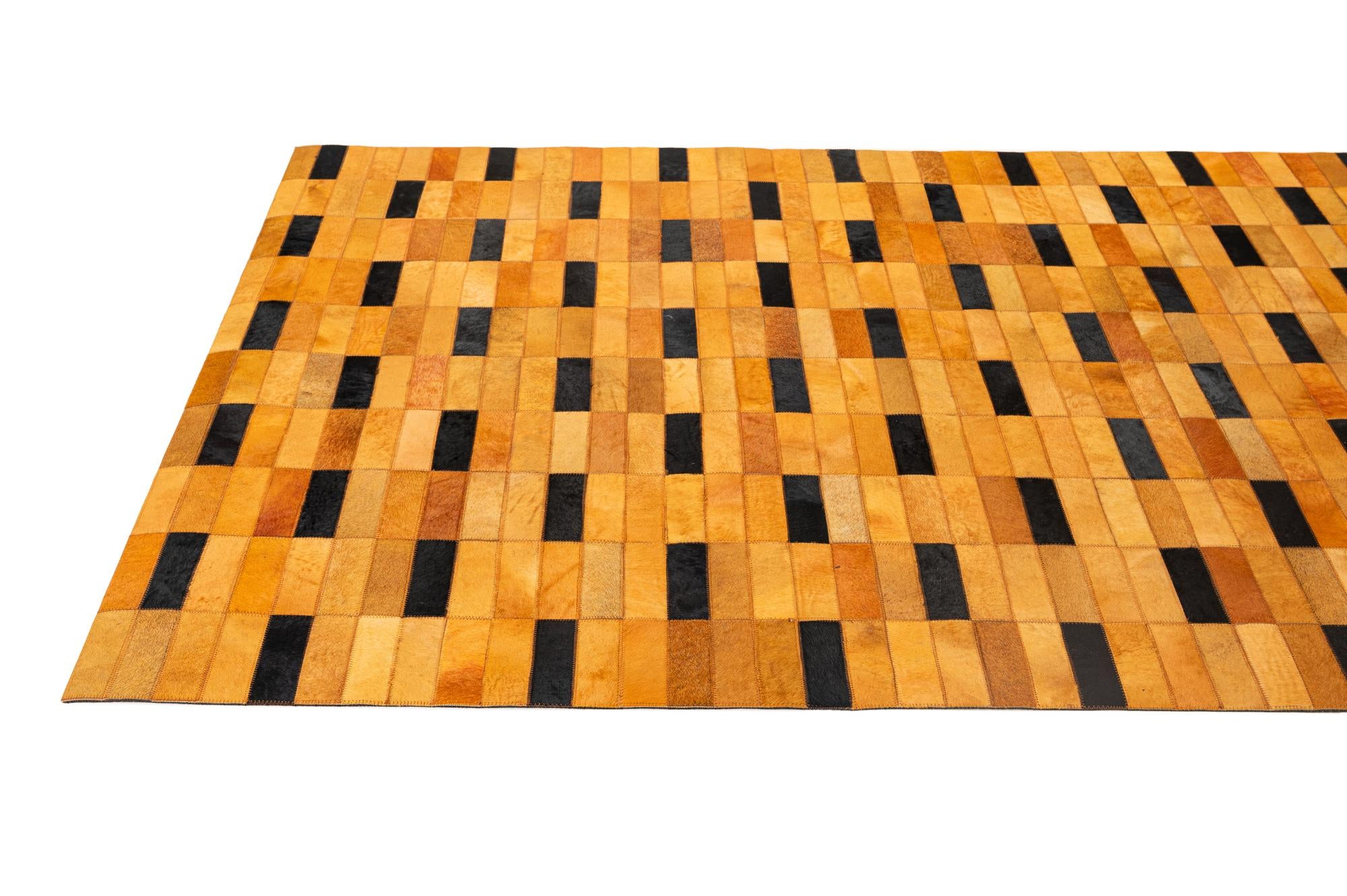 5' x 7' 11 Cowhide - Patchwork Rug