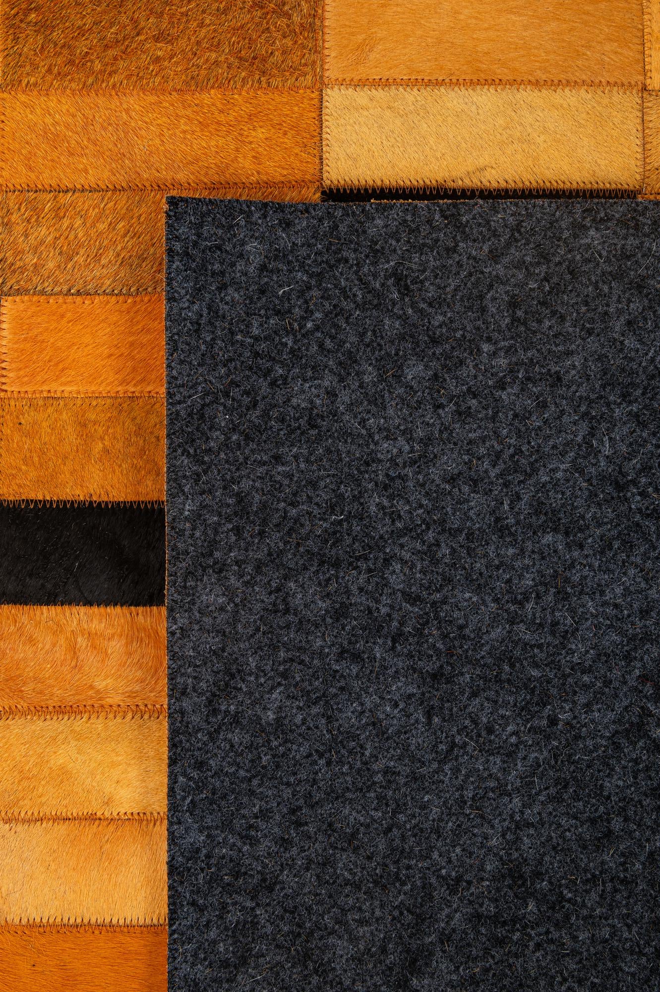 5' x 7' 11 Cowhide - Patchwork Rug