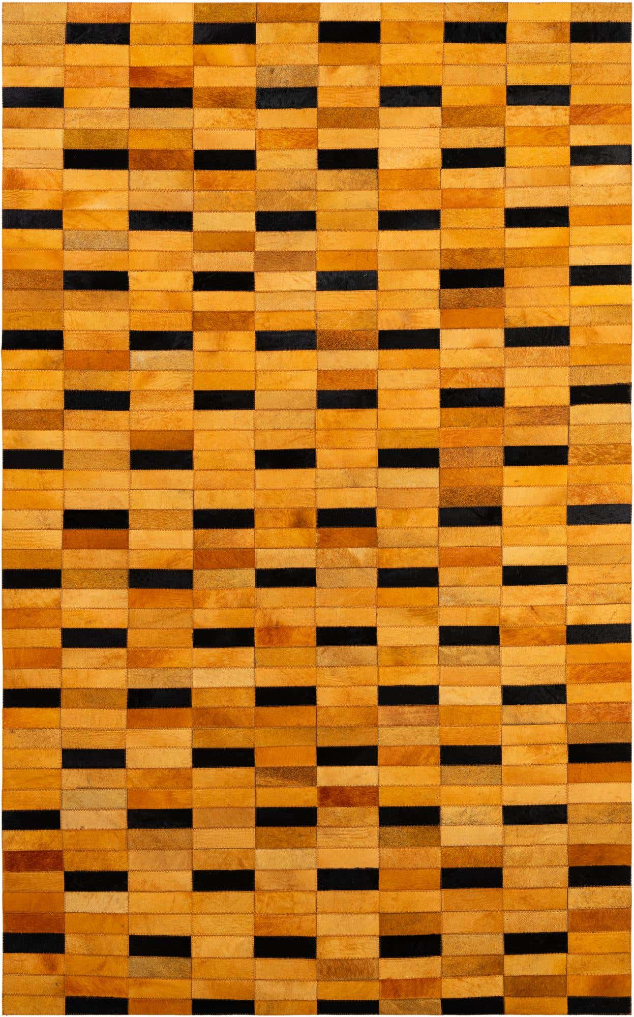 5' x 7' 11 Cowhide - Patchwork Rug