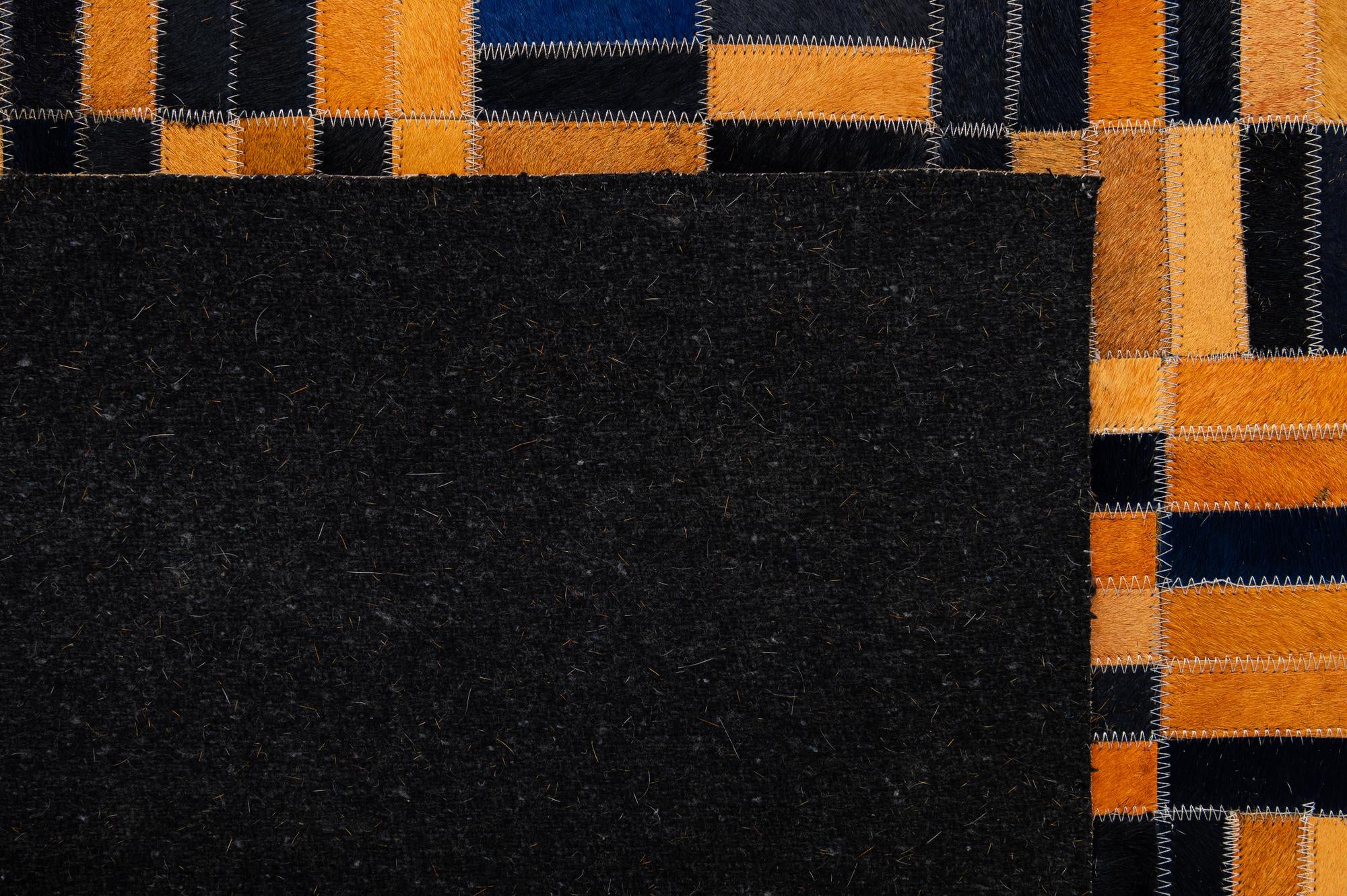 5' x 7' 11 Cowhide - Patchwork Rug