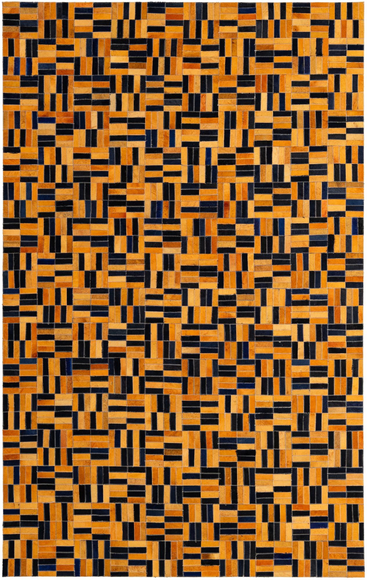 5' x 7' 11 Cowhide - Patchwork Rug