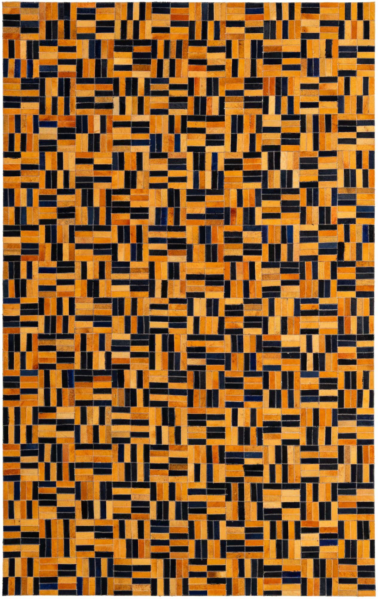 5' x 7' 11 Cowhide - Patchwork Rug