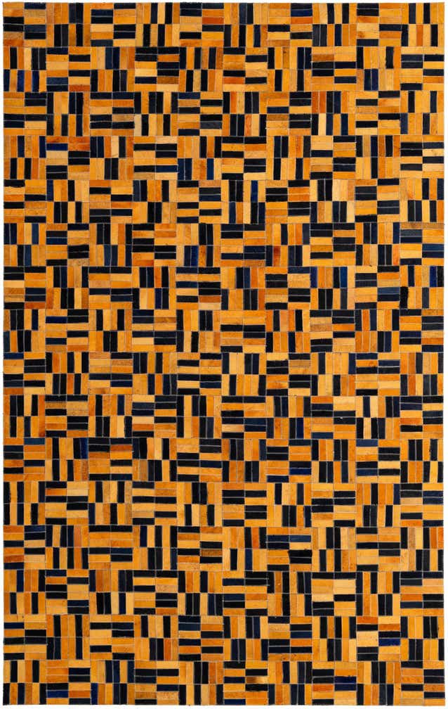 5' x 7' 11 Cowhide - Patchwork Rug