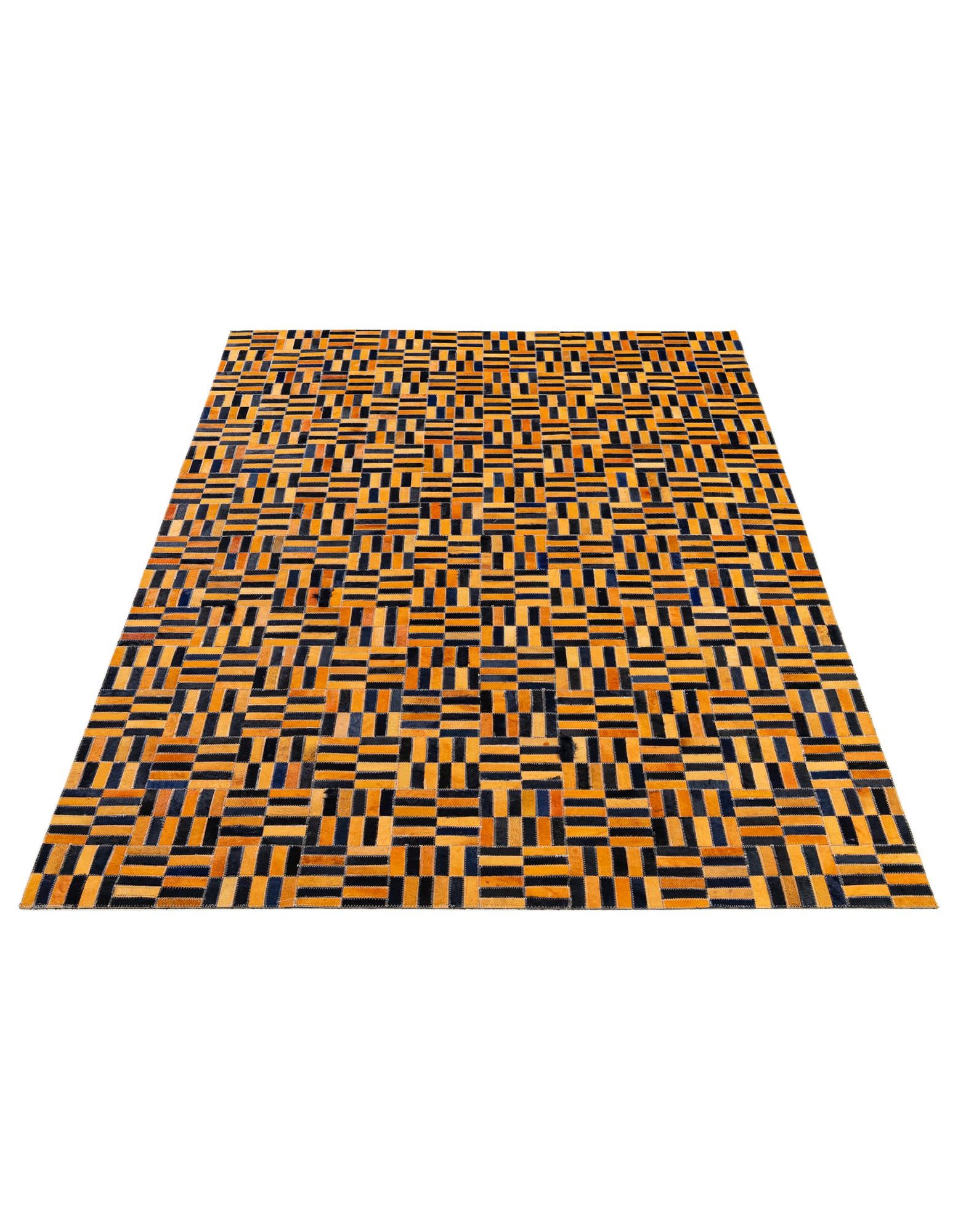 5' 1 x 8' Cowhide - Patchwork Rug
