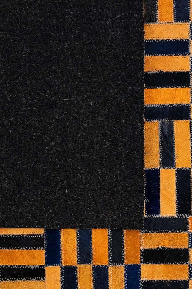 5' 1 x 8' Cowhide - Patchwork Rug