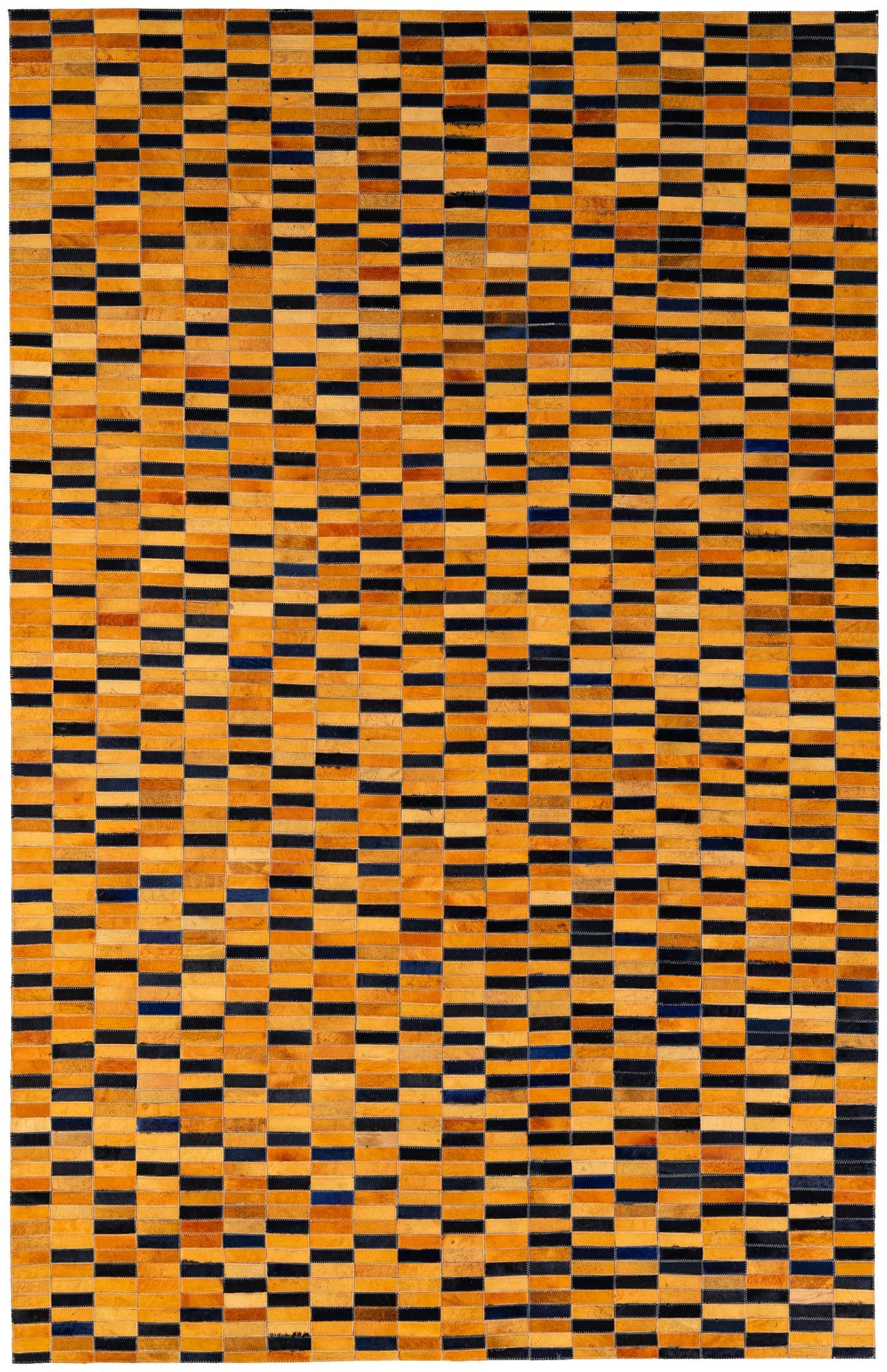 5' 1 x 7' 11 Cowhide - Patchwork Rug
