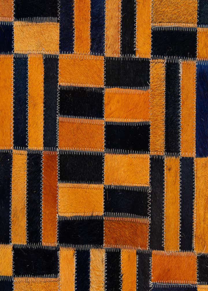 5' 1 x 8' Cowhide - Patchwork Rug