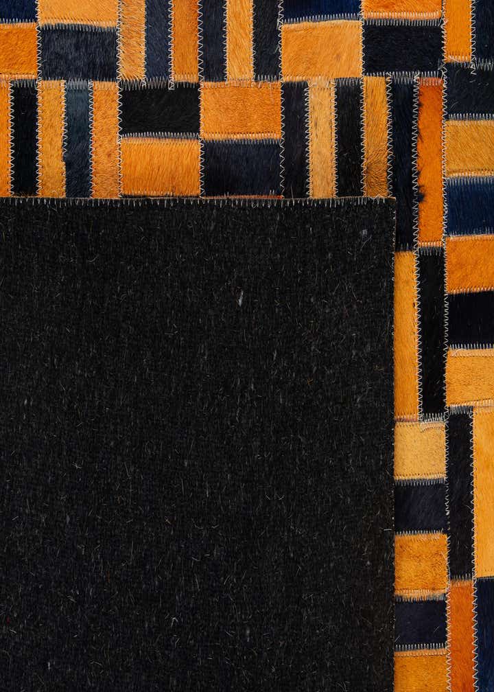5' 1 x 8' Cowhide - Patchwork Rug