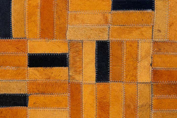 5' x 7' 11 Cowhide - Patchwork Rug