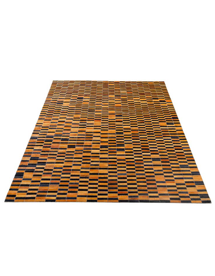 Detail image of 5' x 7' 11 Cowhide - Patchwork Rug