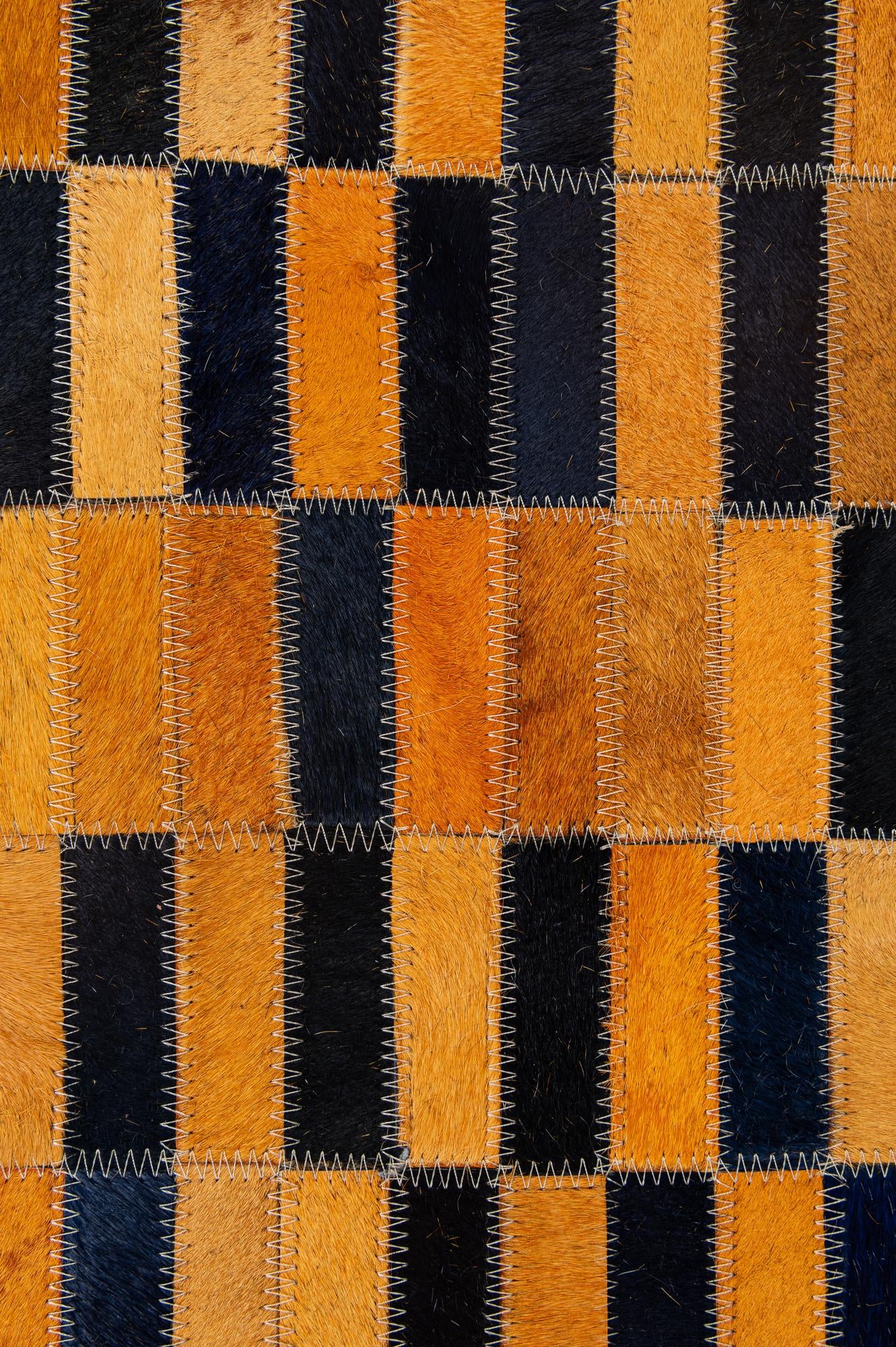 5' x 7' 11 Cowhide - Patchwork Rug