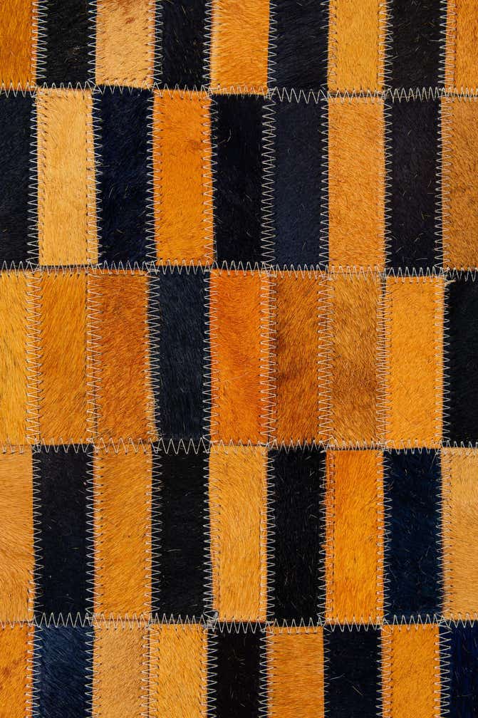 5' x 7' 11 Cowhide - Patchwork Rug
