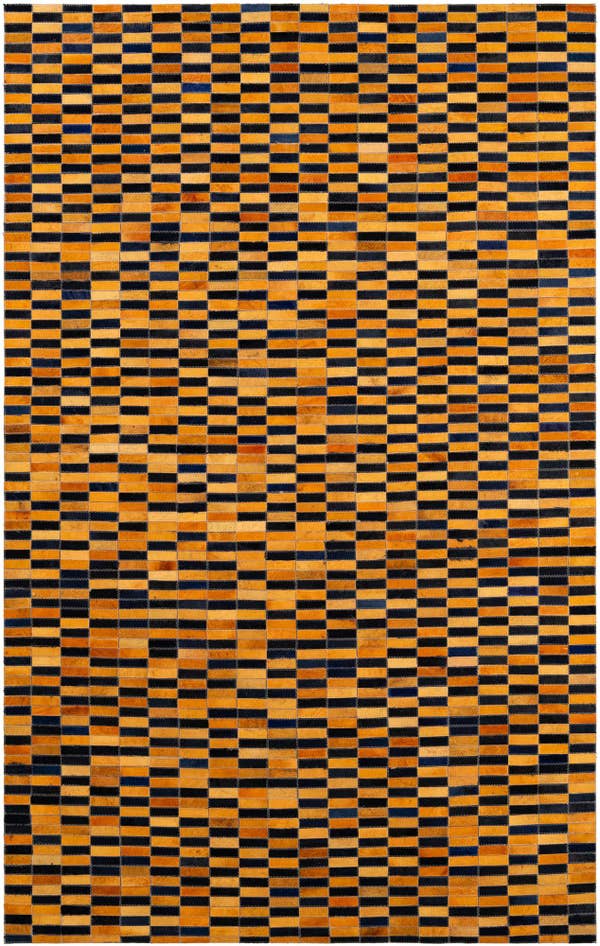 Detail image of 5' x 7' 11 Cowhide - Patchwork Rug