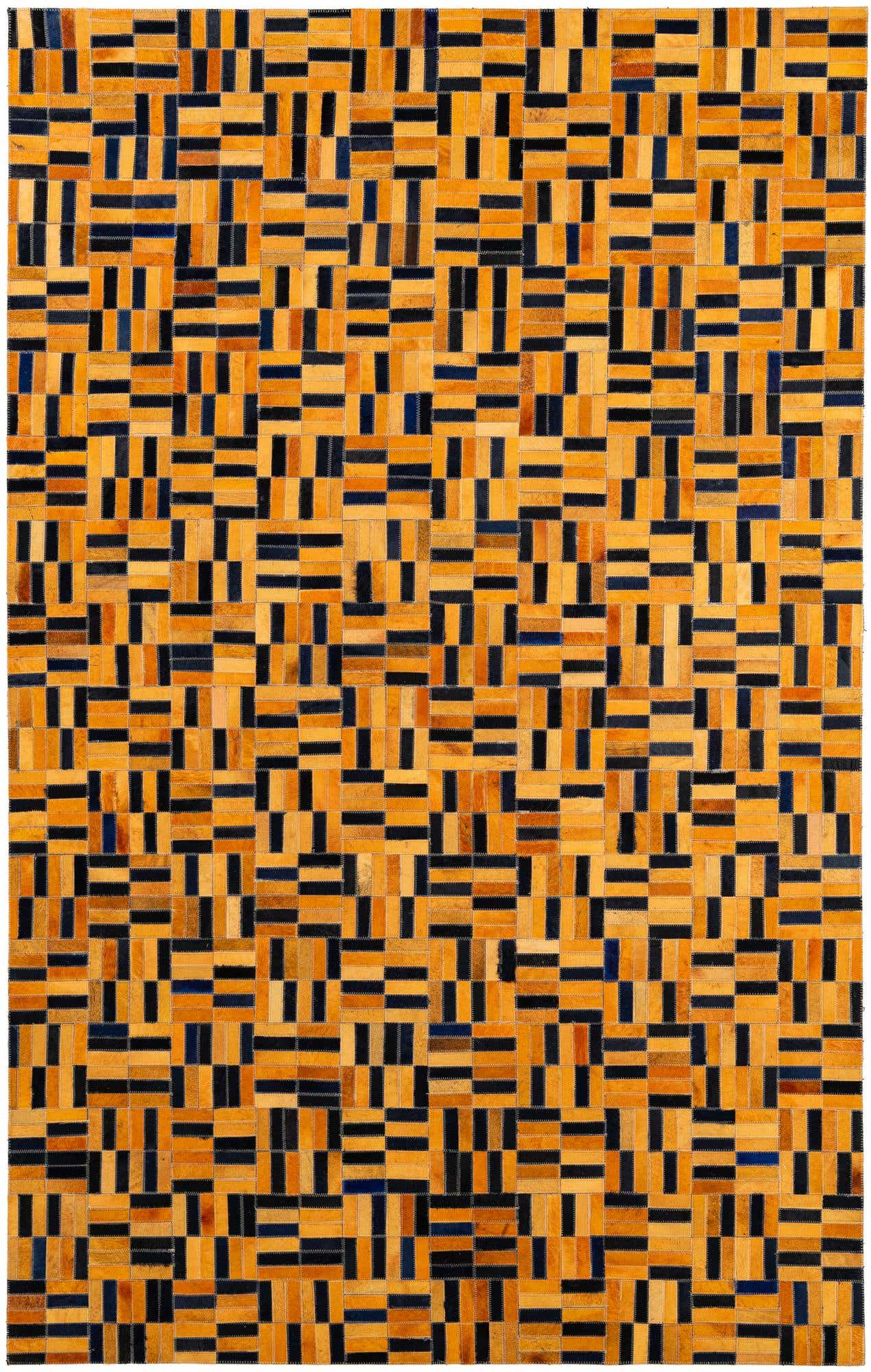 5' x 7' 11 Cowhide - Patchwork Rug