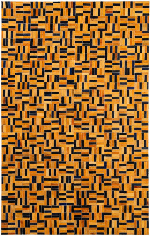 Detail image of 5' x 7' 11 Cowhide - Patchwork Rug