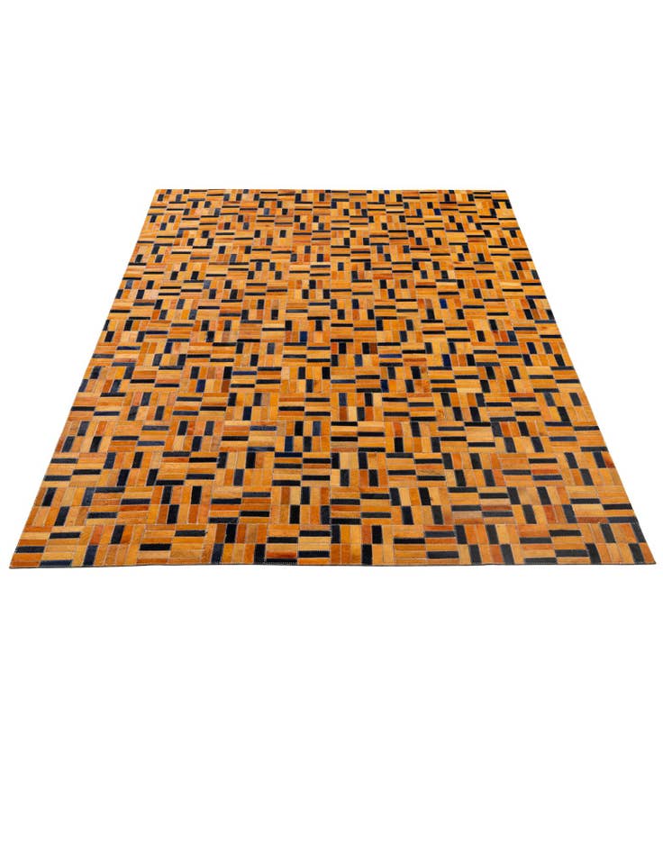 Detail image of 5' x 7' 11 Cowhide - Patchwork Rug