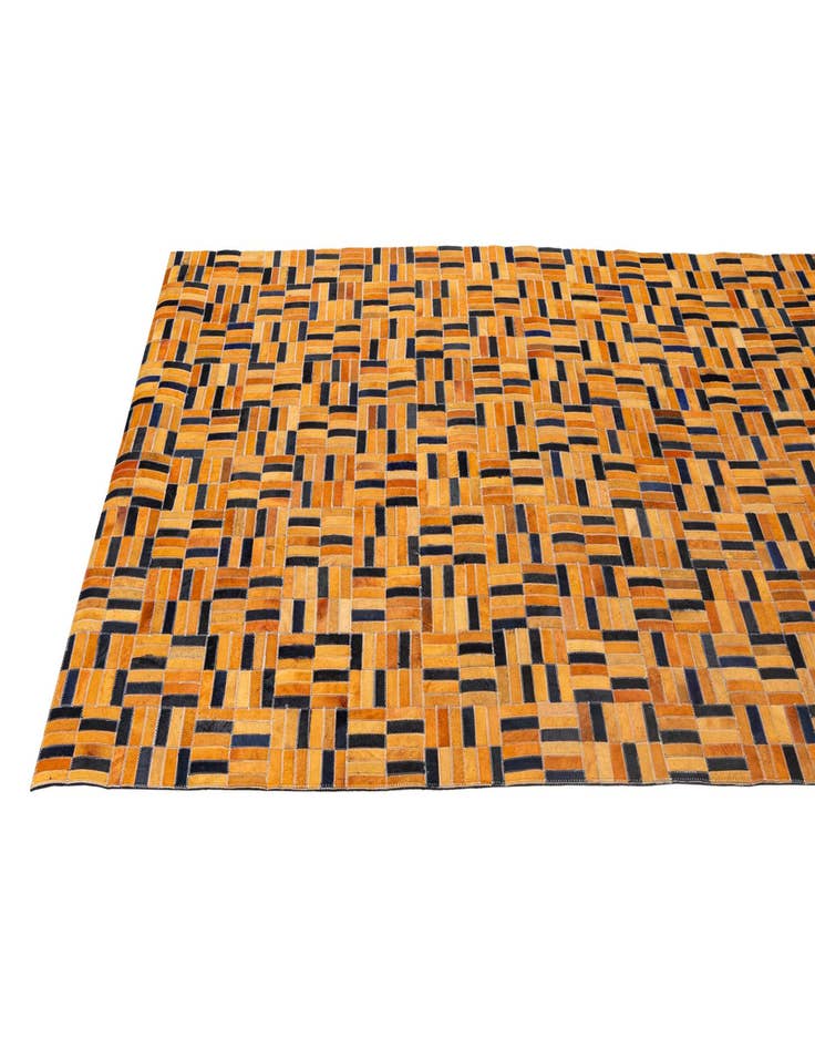 Detail image of 5' x 7' 11 Cowhide - Patchwork Rug