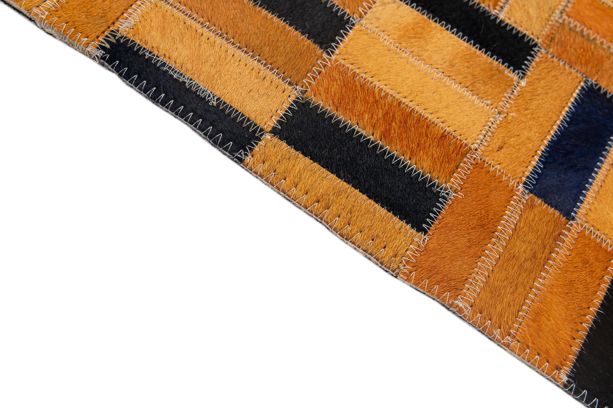 5' x 7' 11 Cowhide - Patchwork Rug