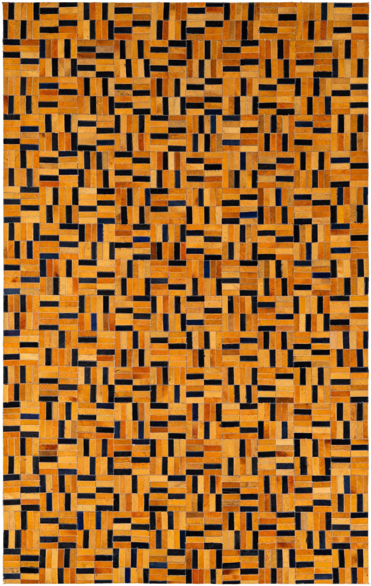5' x 7' 11 Cowhide - Patchwork Rug
