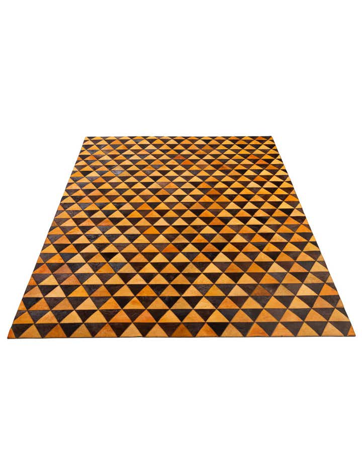 5' 3 x 8' 1 Cowhide - Patchwork Rug