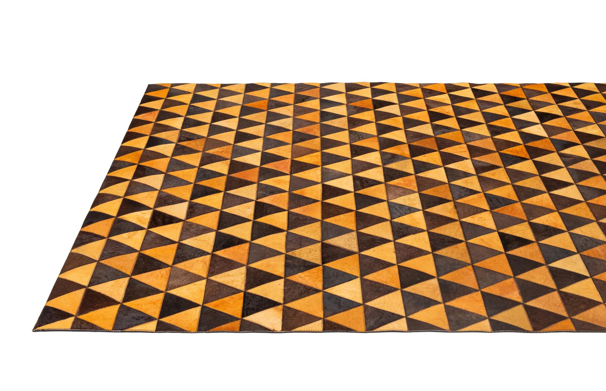 5' 3 x 8' 1 Cowhide - Patchwork Rug