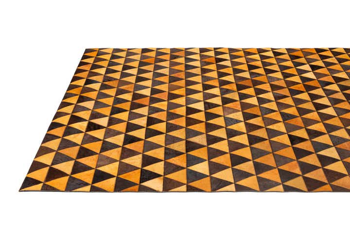 5' 3 x 8' 1 Cowhide - Patchwork Rug