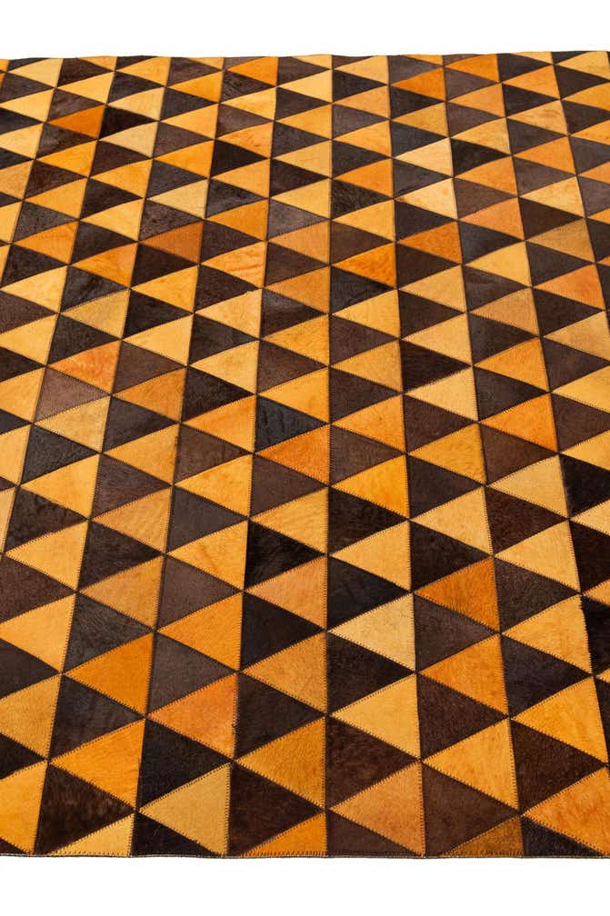 5' 3 x 8' 1 Cowhide - Patchwork Rug