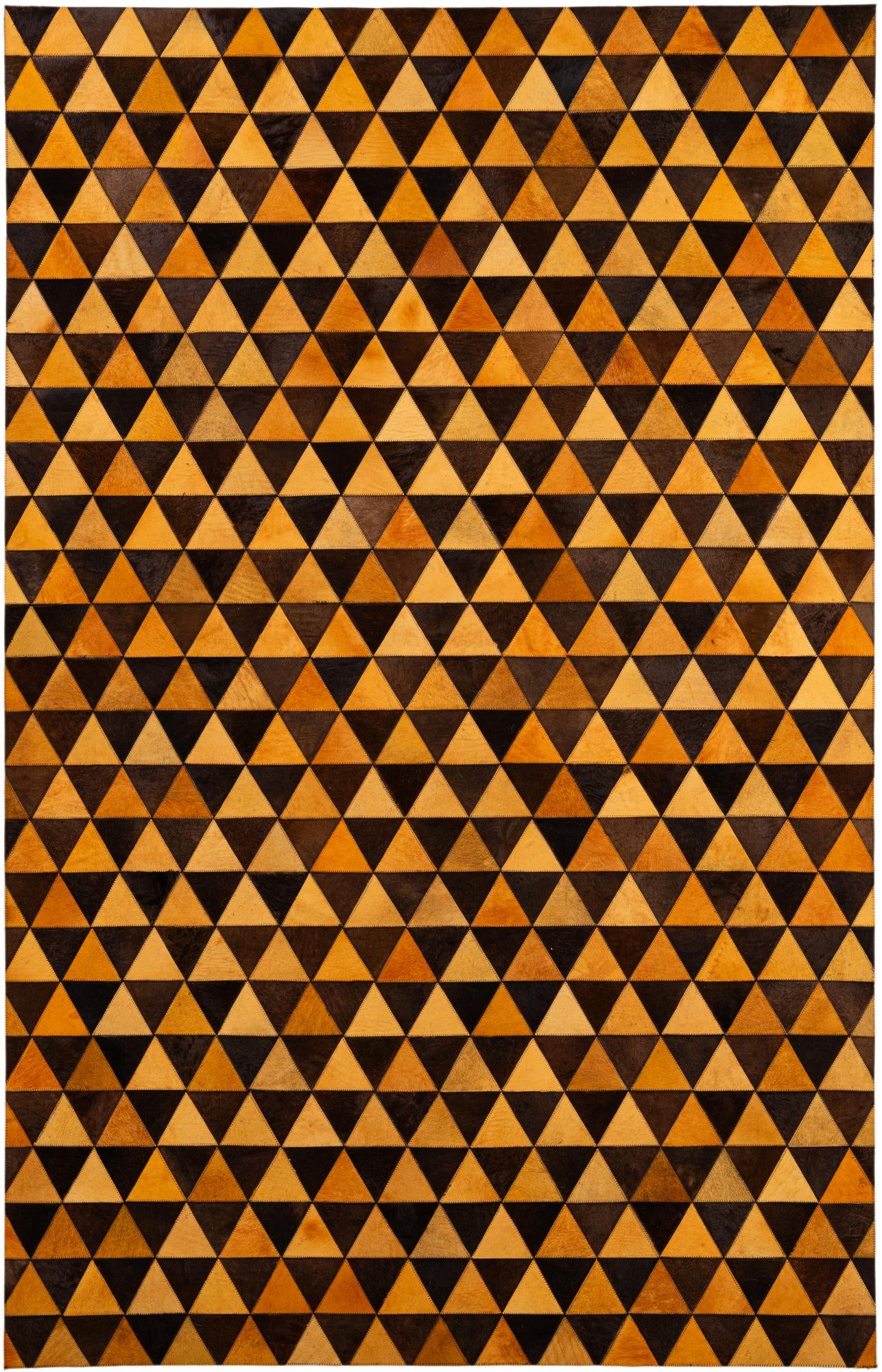 5' 3 x 8' 1 Cowhide - Patchwork Rug