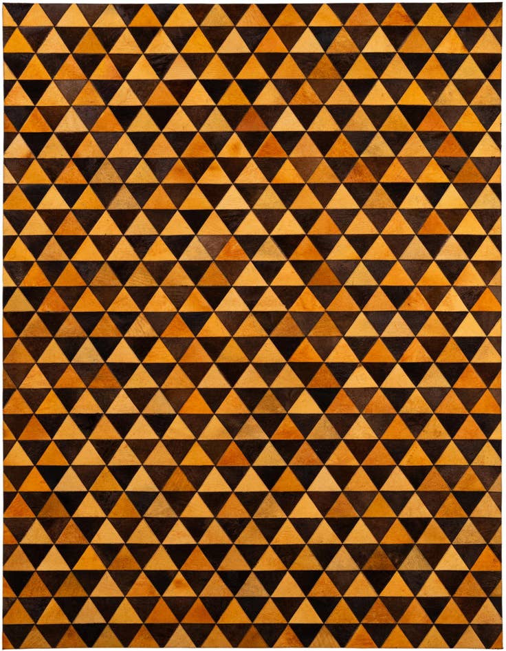 Detail image of 5' 3 x 8' 1 Cowhide - Patchwork Rug