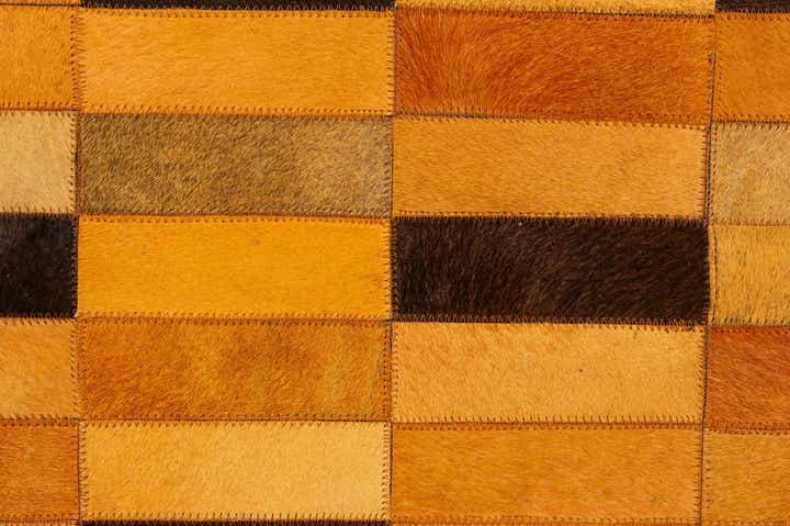 5' 1 x 7' 11 Cowhide - Patchwork Rug