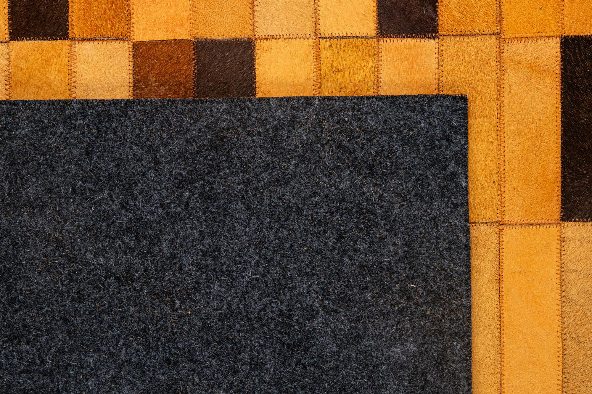 5' 1 x 7' 11 Cowhide - Patchwork Rug