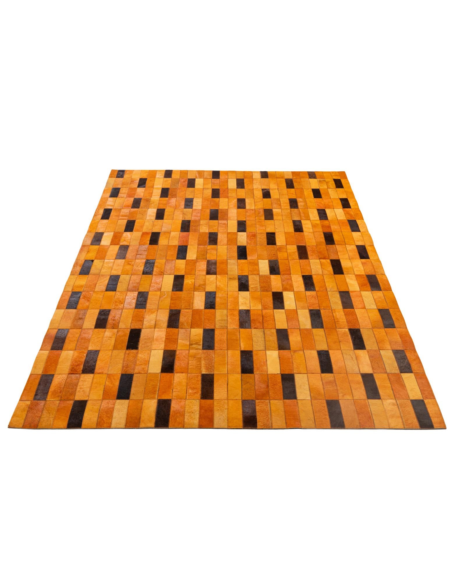 5' 2 x 7' 11 Cowhide - Patchwork Rug