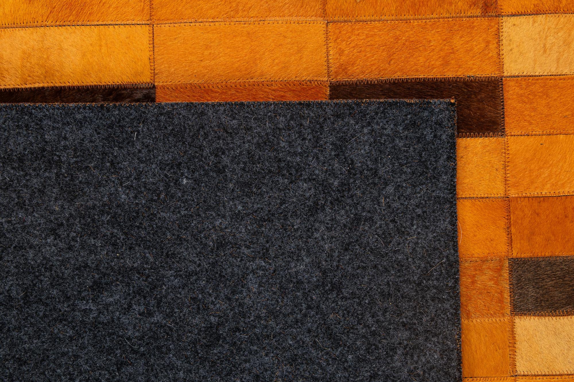 5' 2 x 7' 11 Cowhide - Patchwork Rug