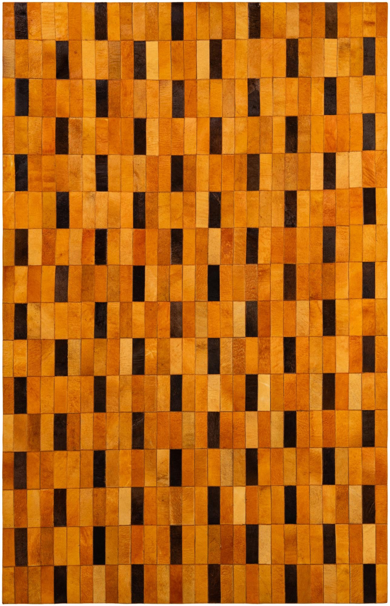5' 2 x 7' 11 Cowhide - Patchwork Rug