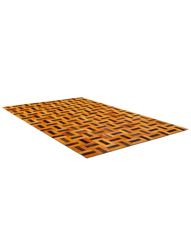 Detail image of 5' x 7' 11 Cowhide - Patchwork Rug