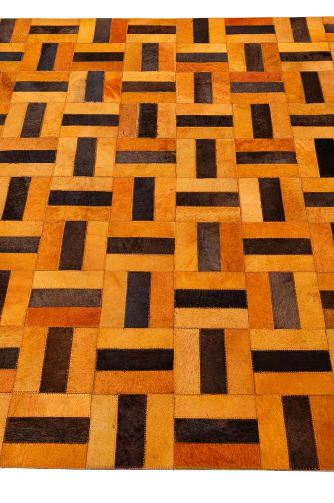 5' x 7' 11 Cowhide - Patchwork Rug